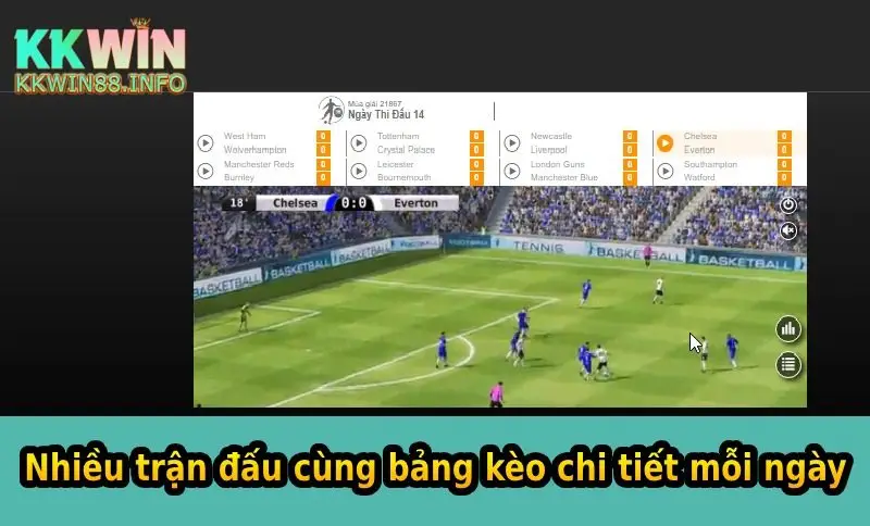 Có thể xem trực tiếp và đặt cược tiện lợi