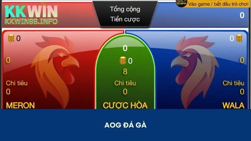 AOG đá gà là sảnh game siêu hấp dẫn