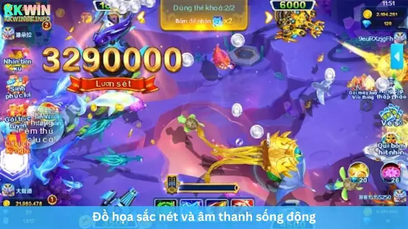 Đồ họa sắc nét và âm thanh sống động