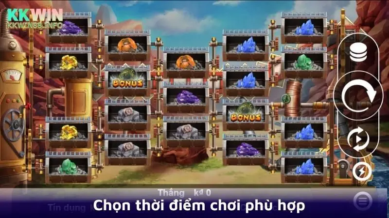 Chọn thời điểm chơi phù hợp