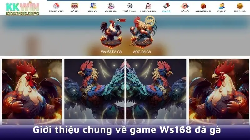 Giới thiệu chung về Ws168 đá gà