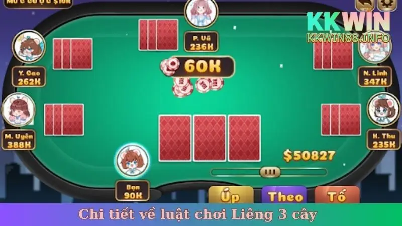 Chi tiết về luật chơi Liêng 3 cây KKwin